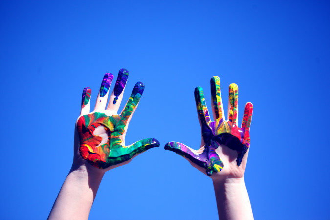 "Oh, I will not show my fingers to anyone, thus they will know"