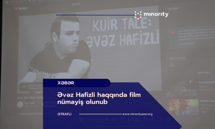 A film about Avaz Hafizli was screened