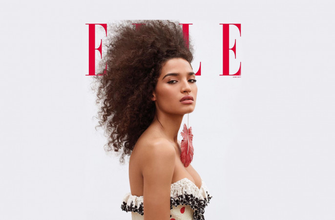 İndya Moor first trans person on the cover of Elle magazine