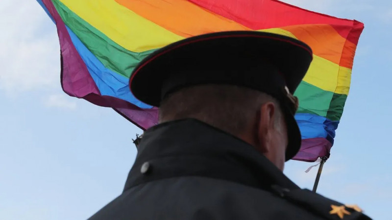Police in Russia raided gay bars and spaces