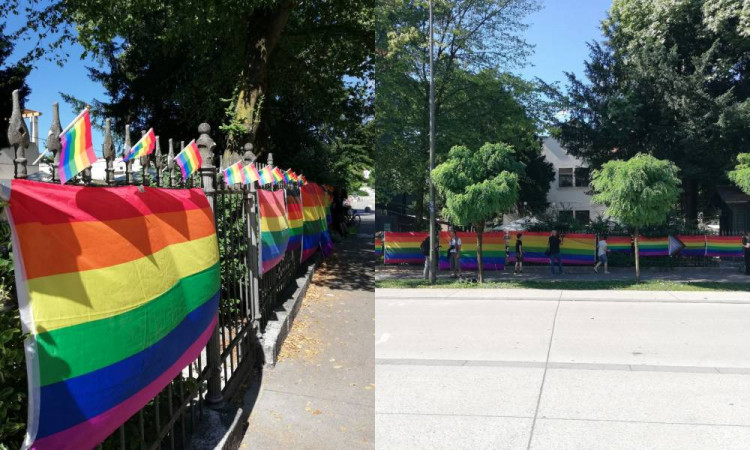 Slovenia: rainbow protest