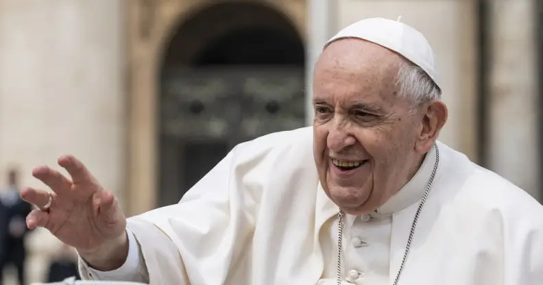 Pope Francis confirms trans people can be baptised